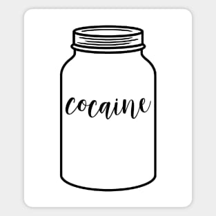 Jar of Cocaine Magnet